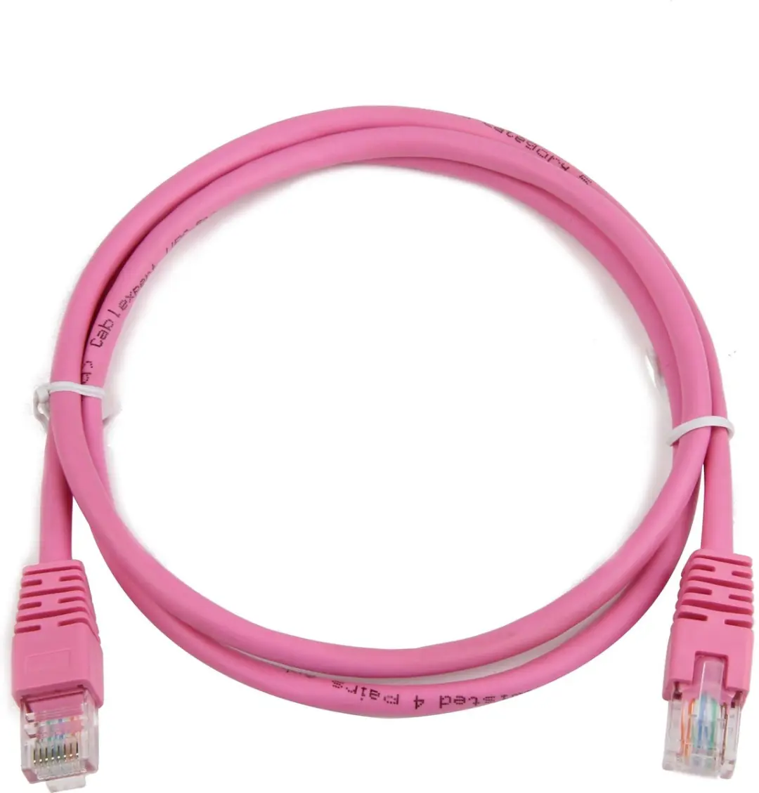Gembird UTP Kabel Categorie 5e PP12 Roze - 2m