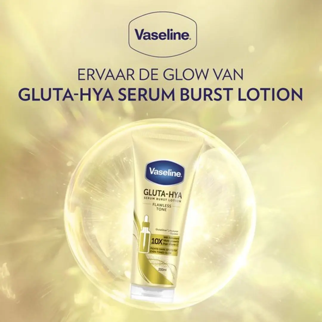 Vaseline Body Serum Gluta-Hya 200ml - 6 Stuks