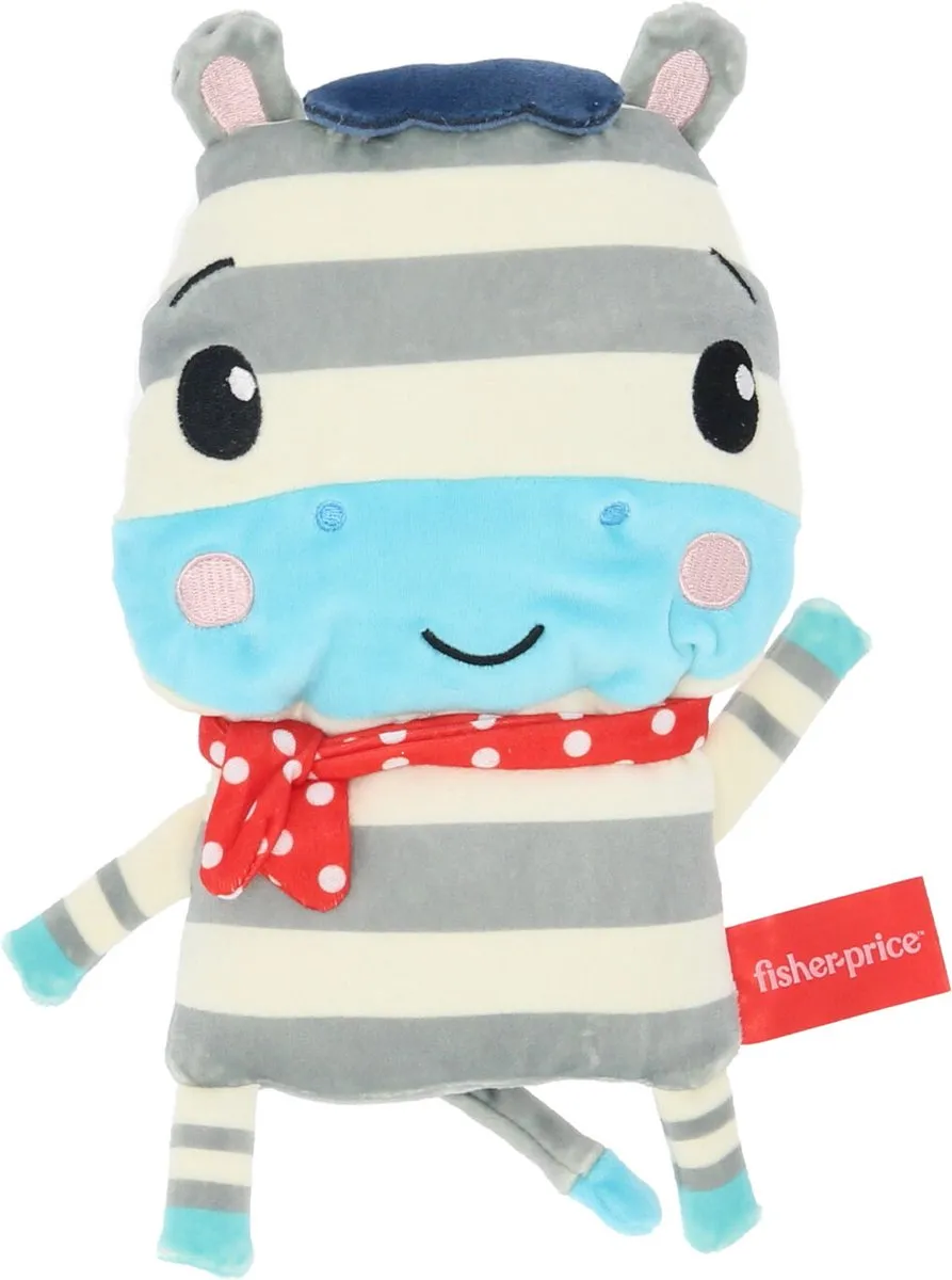 Fisher Price Pluche Zebra - Multicolor