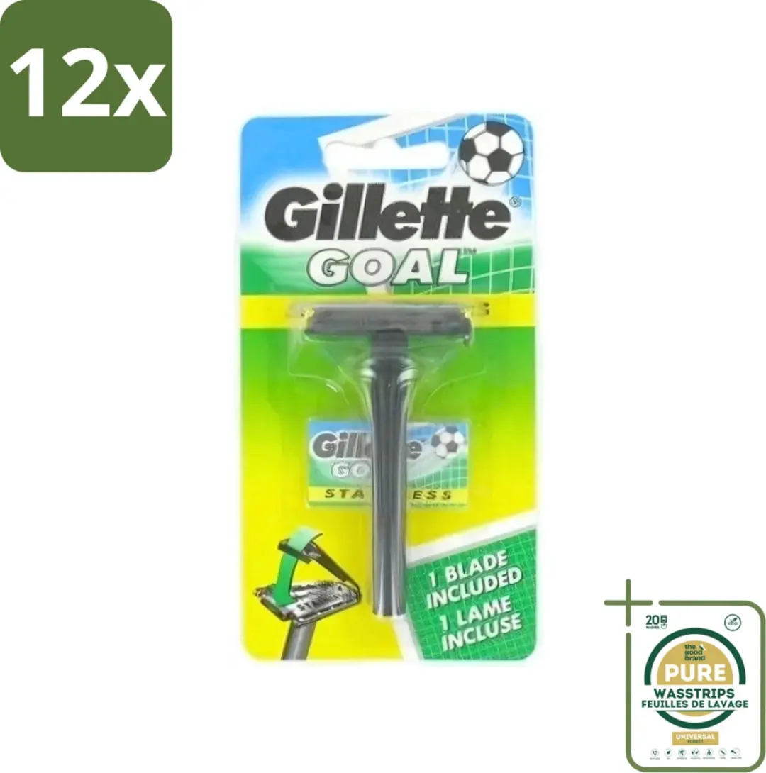 Gillette Goal Scheerset 12 Stuks