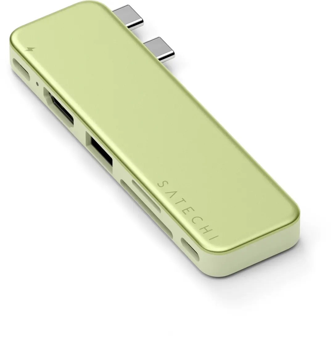 Satechi USB-C Snap Hub Neo 13 ST-HUSNY - Geel
