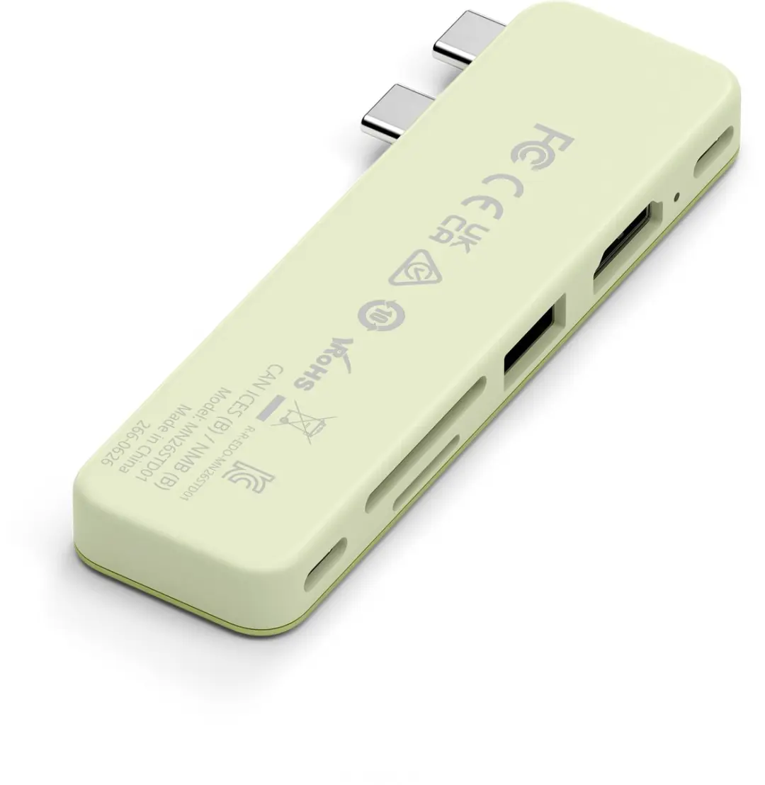 Satechi USB-C Snap Hub Neo 13 ST-HUSNY - Geel