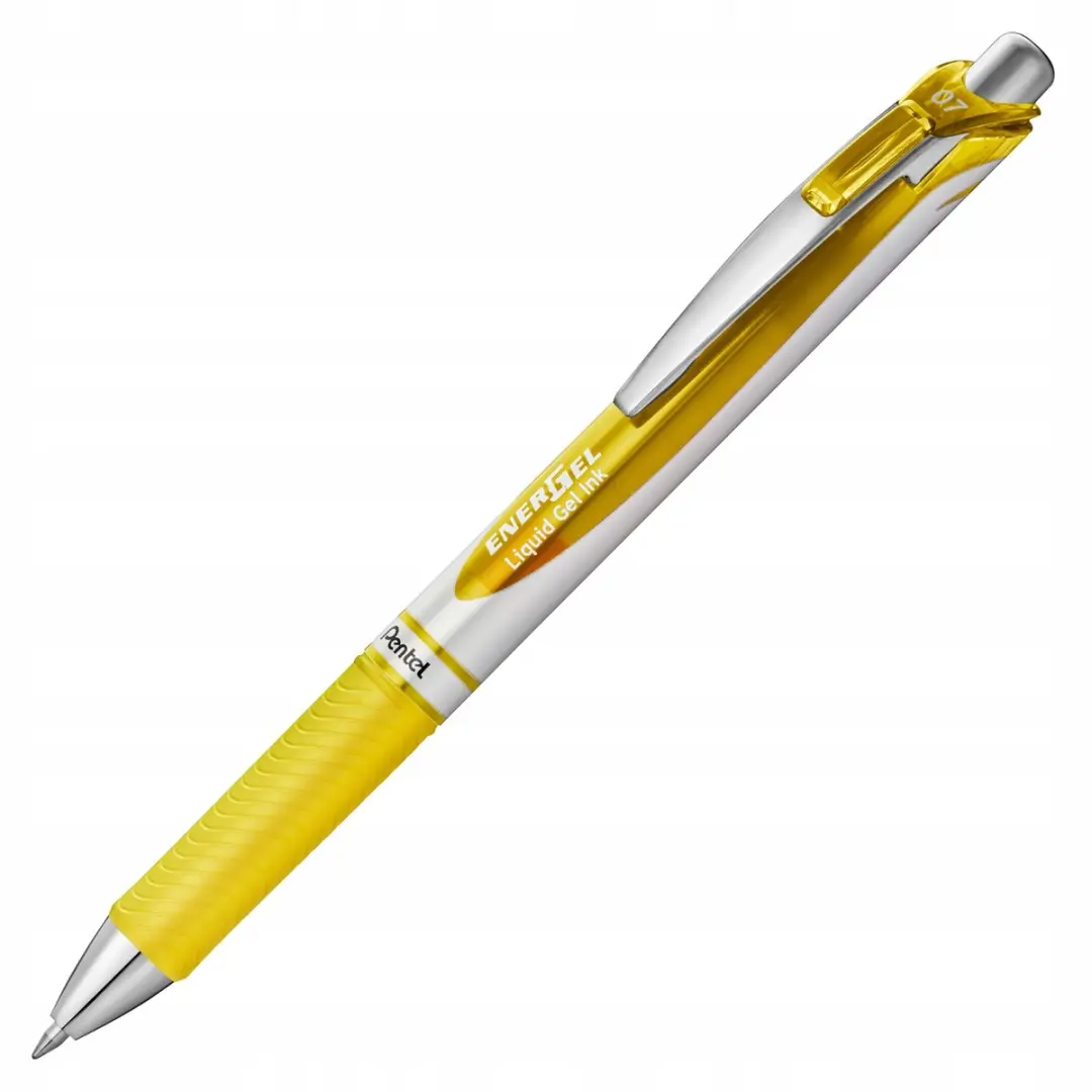 Pentel EnerGel BL-77 Gelpen 0.7mm Geel