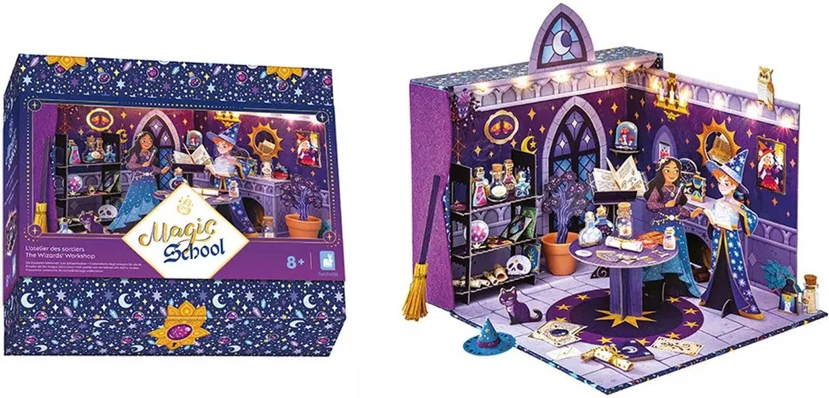 Janod Magic School De Tovenaarswerkplaats 3D Mini-Wereld