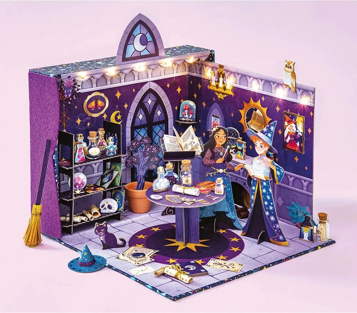 Janod Magic School De Tovenaarswerkplaats 3D Mini-Wereld - Multikleur