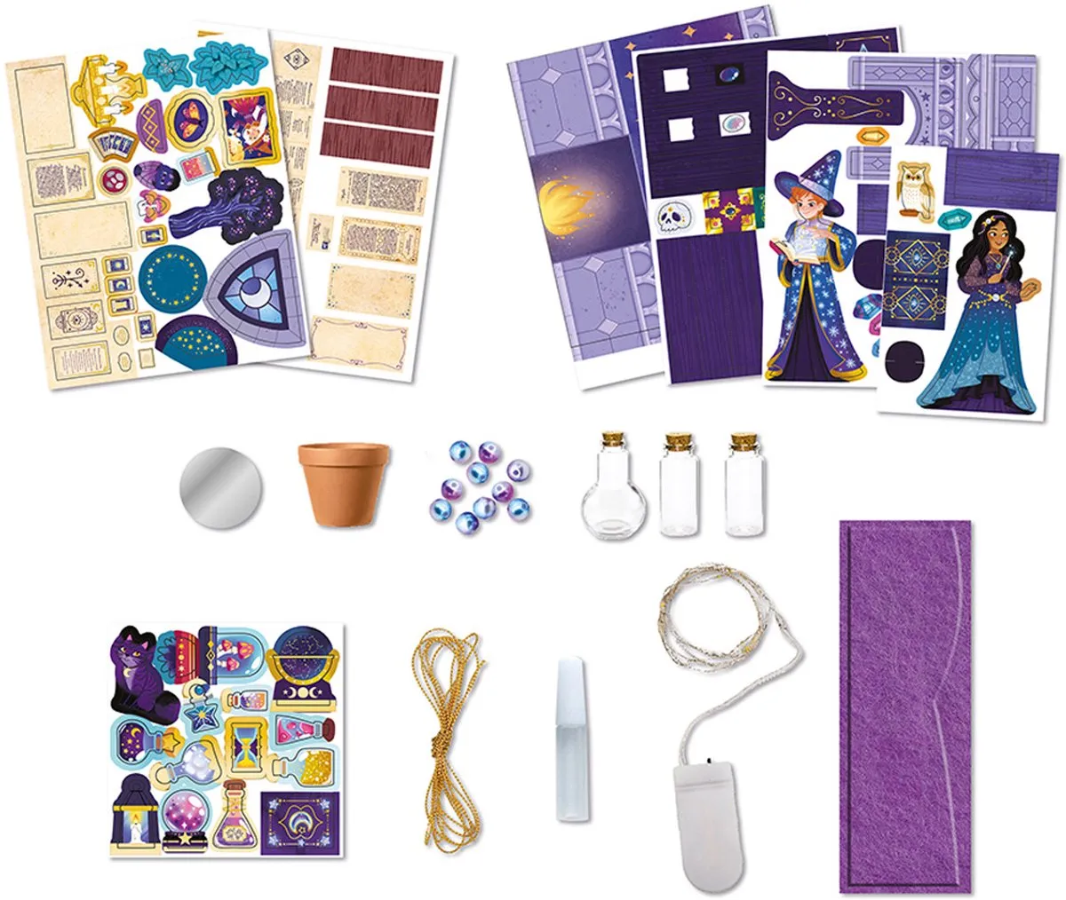 Janod Magic School De Tovenaarswerkplaats 3D Mini-Wereld - Multikleur