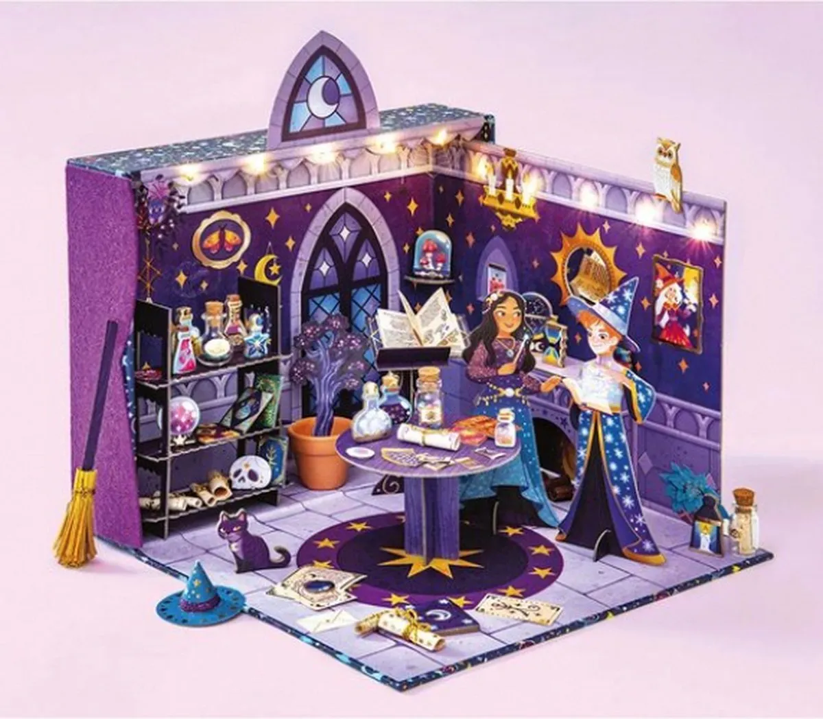 Janod Magic School De Tovenaarswerkplaats 3D Mini-Wereld - Multikleur