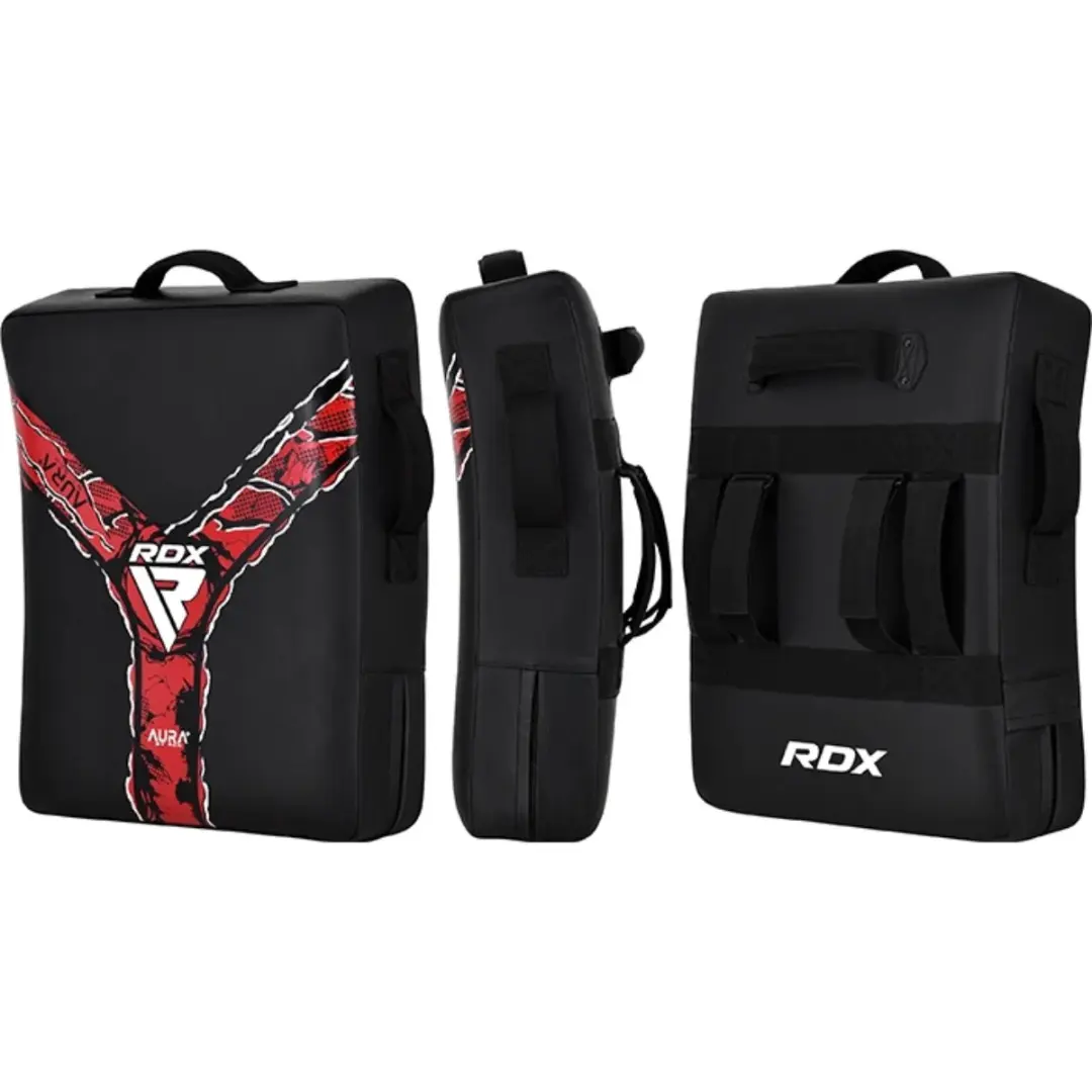 RDX Sports Kick Shield Aura F17 - Zwart/Rood