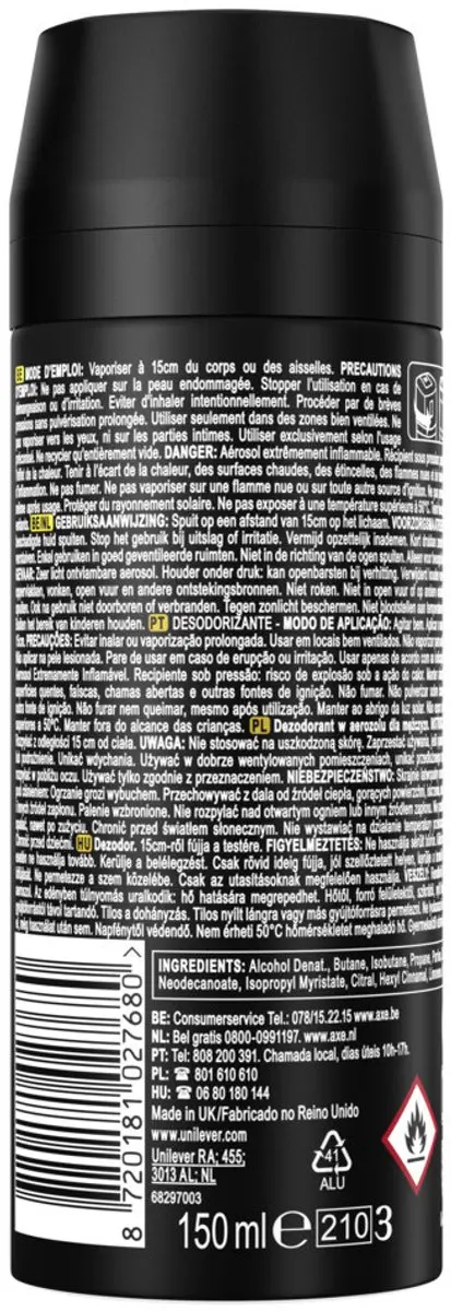 Axe Deodorant Bodyspray Green Mojito & Cedarwood 150ml