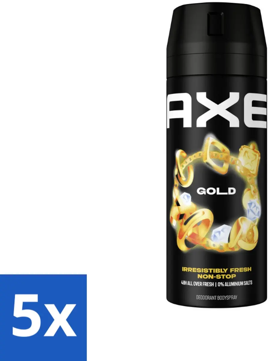 Axe Deodorant Bodyspray Gold Oud Wood & Fresh Vanilla 750ml