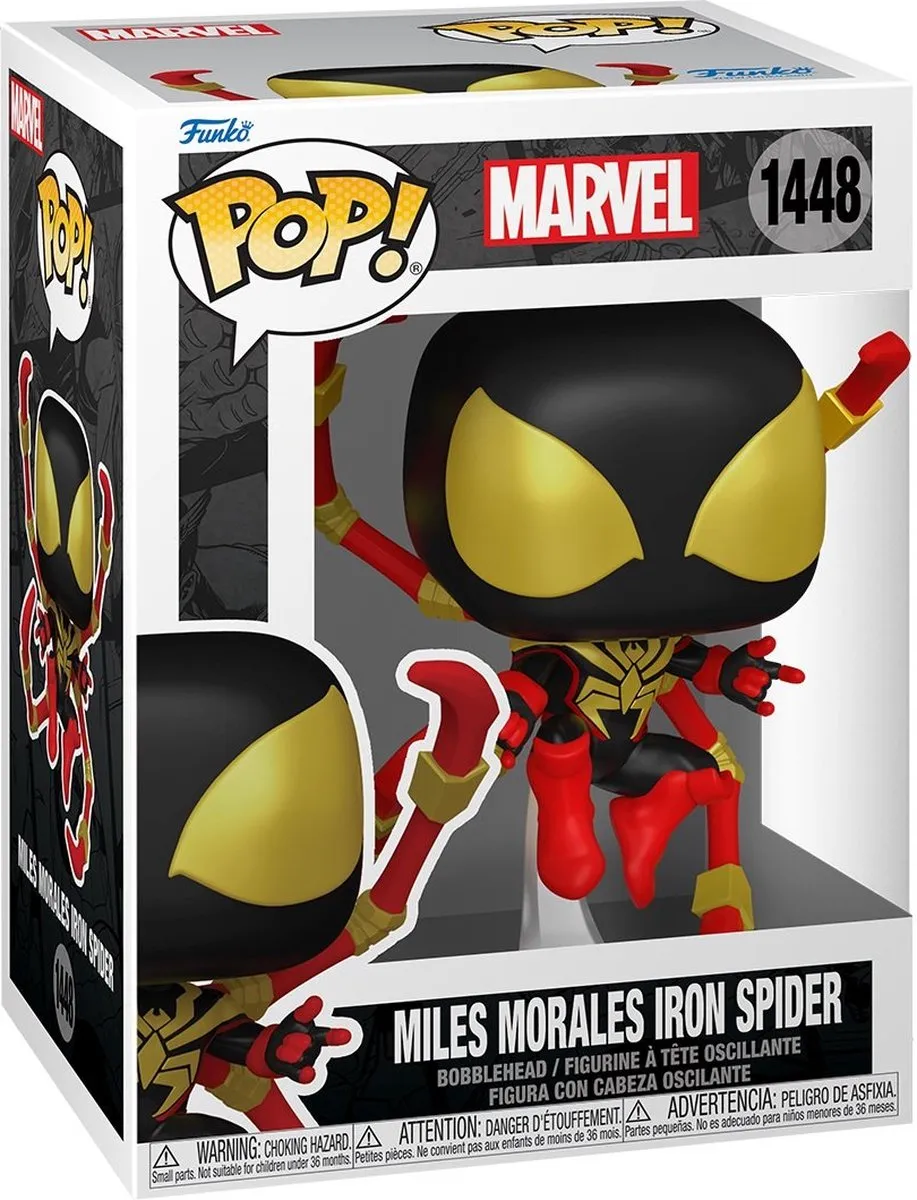 Funko Pop! Marvel Miles Morales Iron Spider #1448 - Veelkleurig