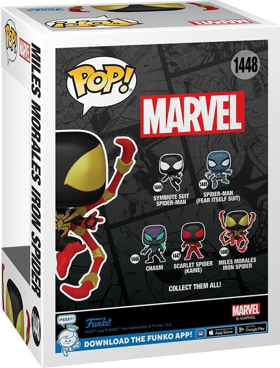 Funko Pop! Marvel Miles Morales Iron Spider #1448 - Veelkleurig