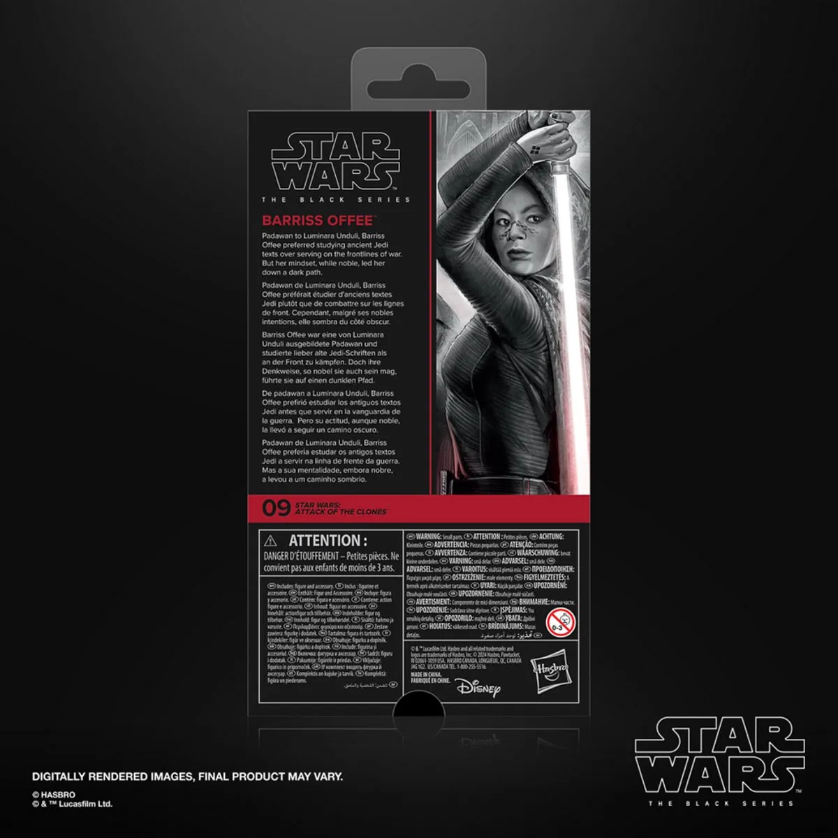 Hasbro Star Wars Black Series Barriss Offee Action Figuur 15cm - HASG0888