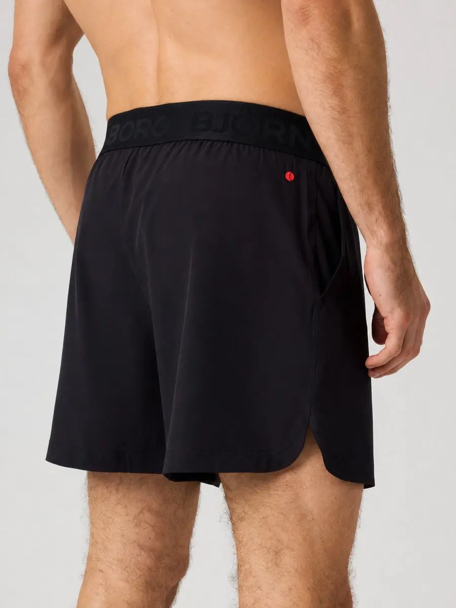 Björn Borg Korte Sportbroek Heren - Maat L - Zwart/Rood