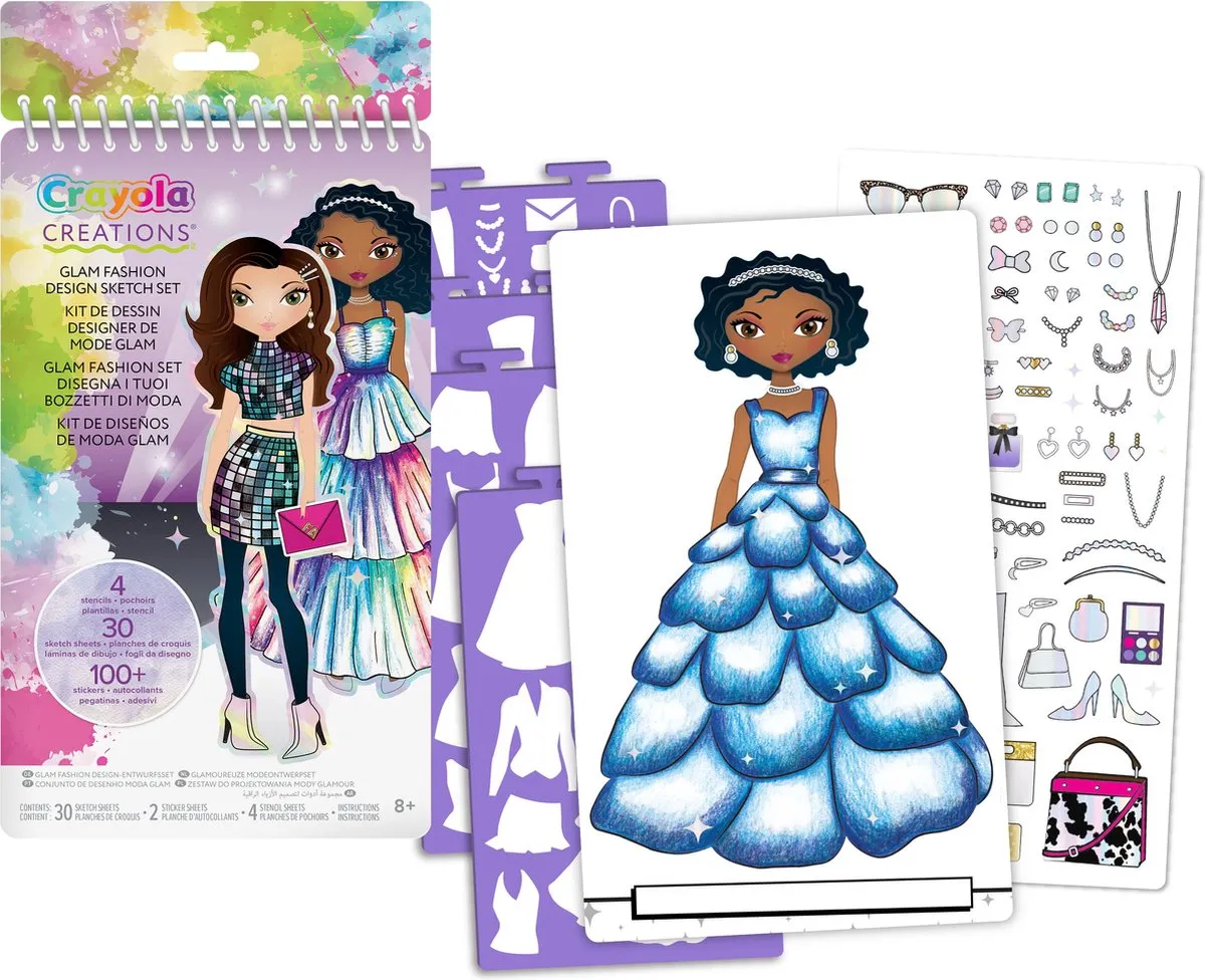Crayola Creations Glam Fashion Kleurboek