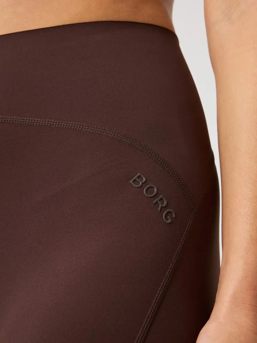 Björn Borg Sleek Tight Sportlegging Dames - Maat M - Coffee Bean Bruin