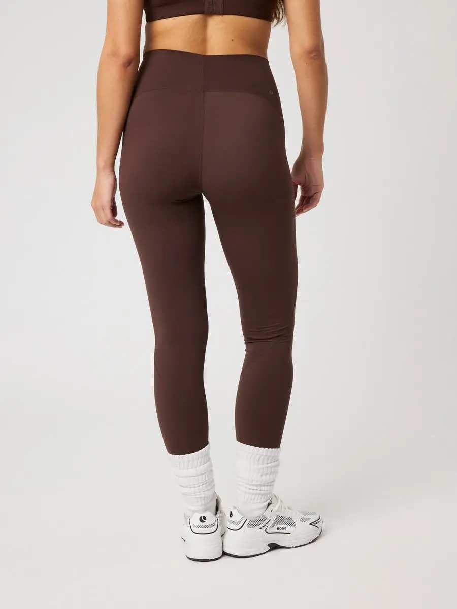 Björn Borg Sleek Tight Sportlegging Dames - Maat M - Coffee Bean Bruin