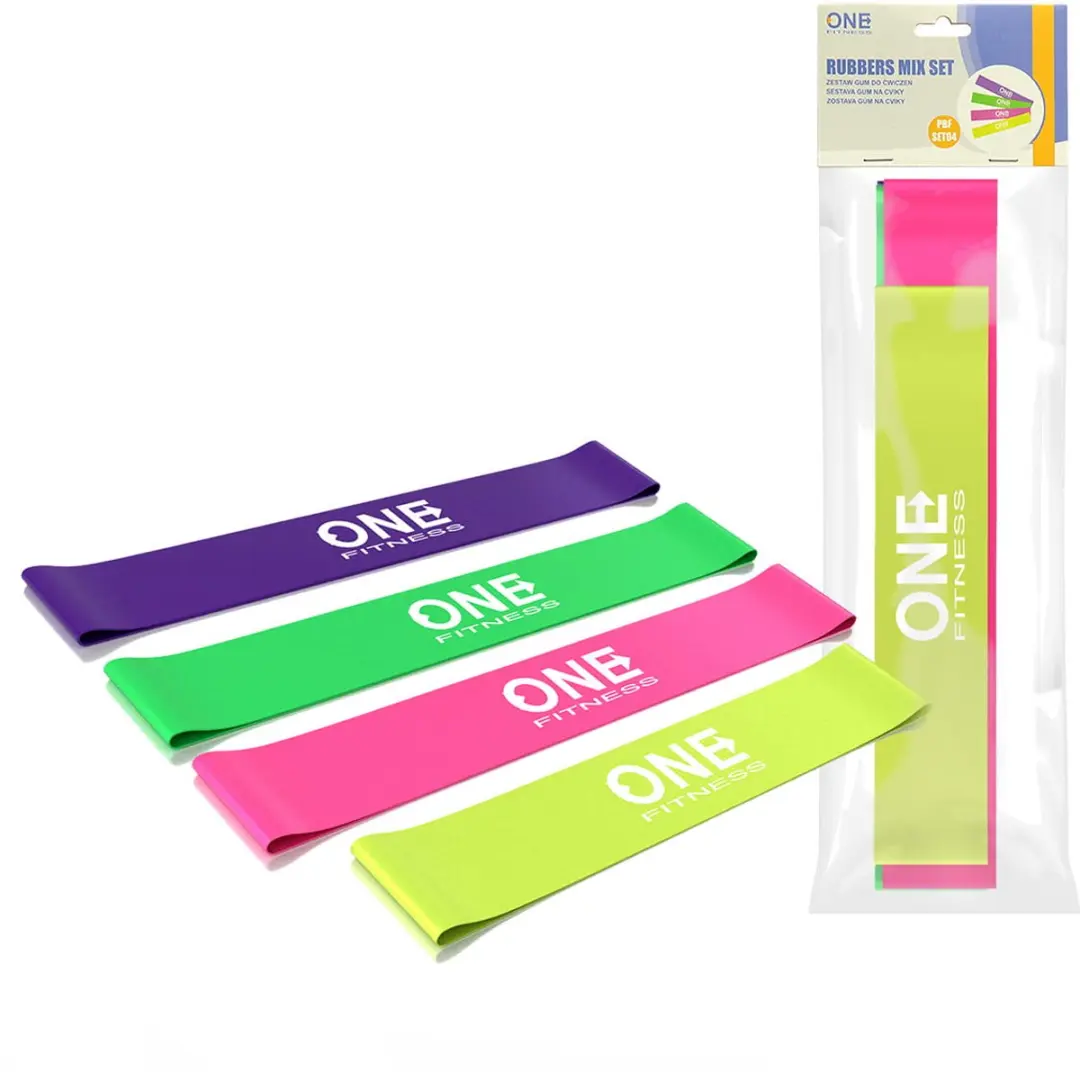 HMS One Fitness Weerstandsband Set - 4-delig - Latex