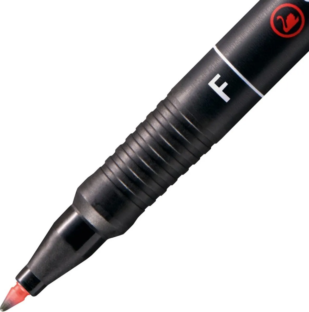 STABILO OHpen Permanent Viltstift 0.7mm Rood - 10 Stuks