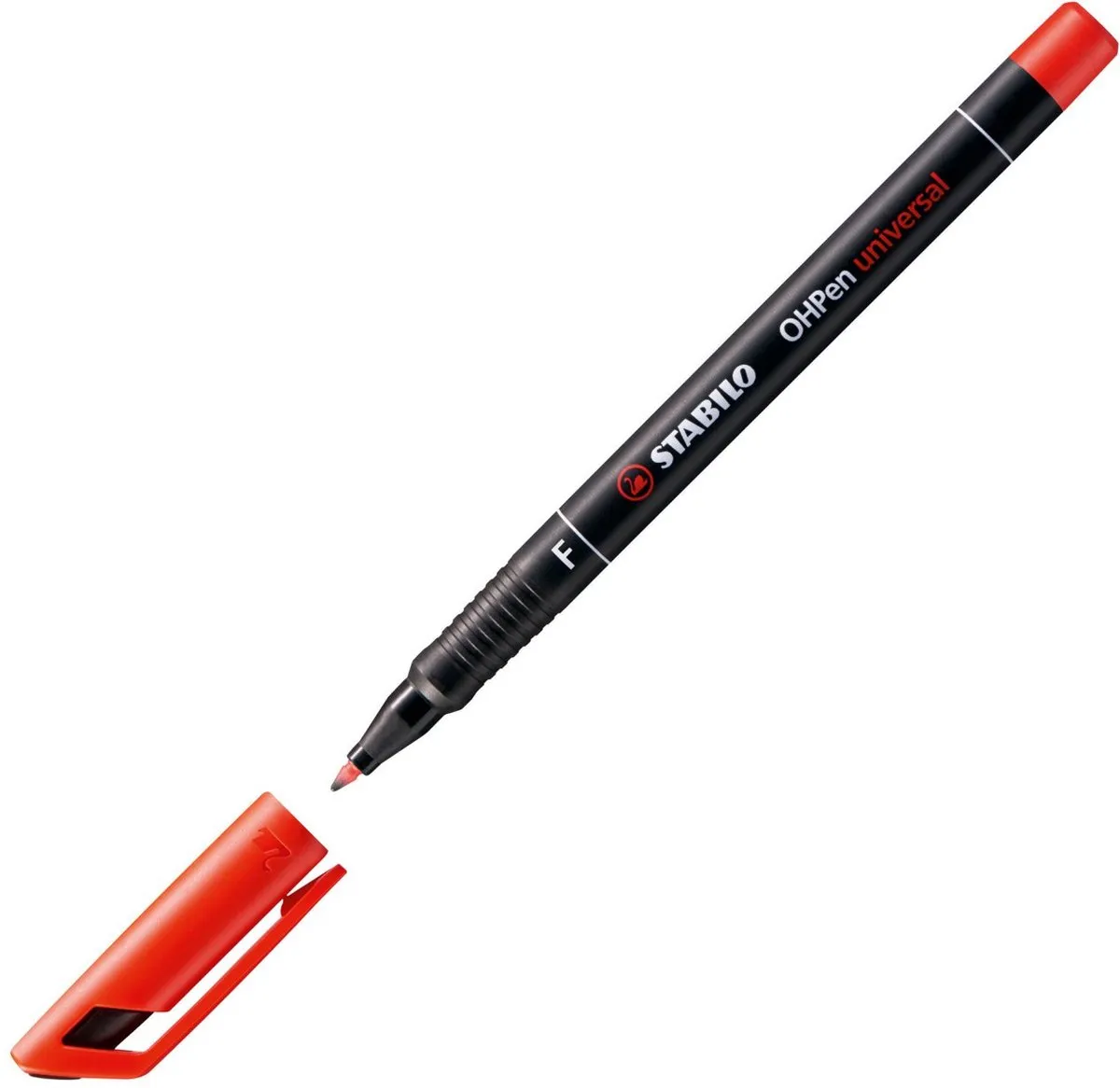 STABILO OHpen Permanent Viltstift 0.7mm Rood - 10 Stuks