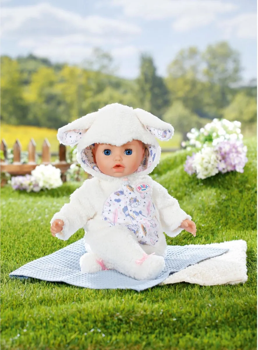 Baby Born Sheep Onesie 43cm - Meerkleurig