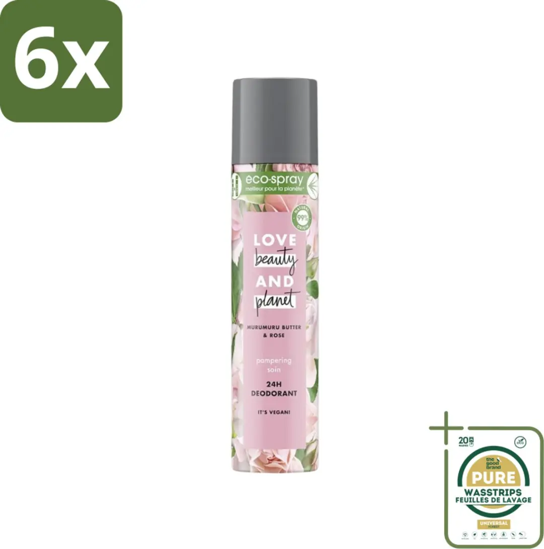 Love Beauty and Planet Murumuru Butter & Rose Deospray 450ml