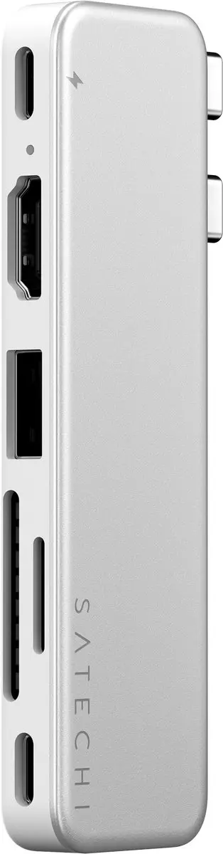 Satechi USB-C Snap Hub Neo 13 ST-HUSNS - Grijs