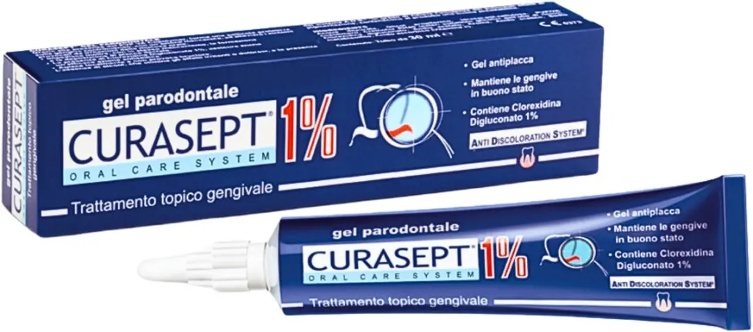 Curasept Parodontaal Gel 1% CHX 30ml - 12 Stuks