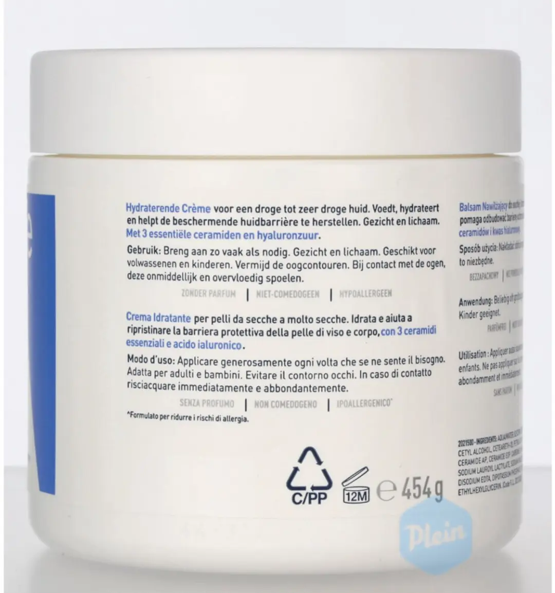 CeraVe Hydraterende Crème - 6x454g Voordeelverpakking