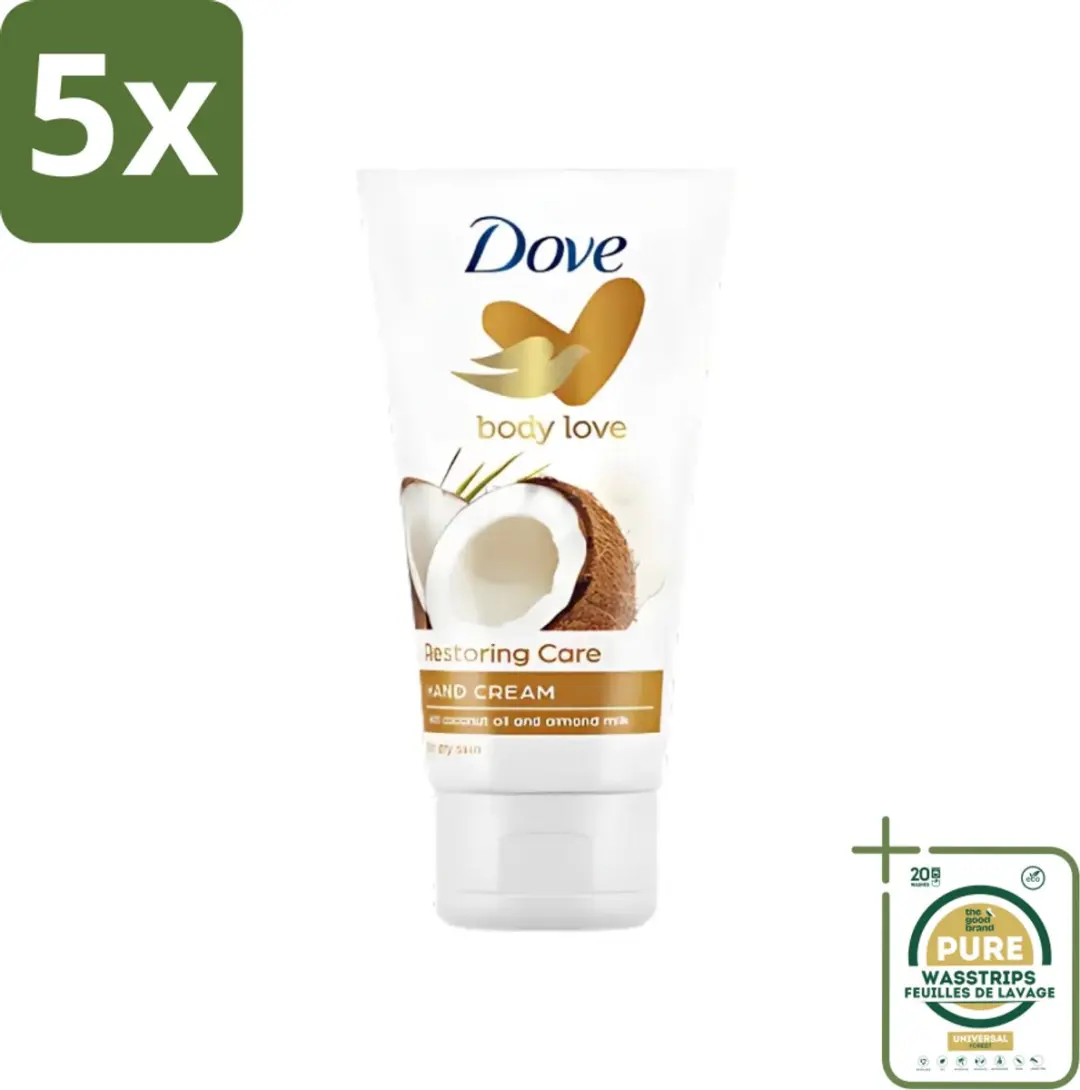 Dove Handcrème Body Love Restoring Care Kokos & Amandel 375ml