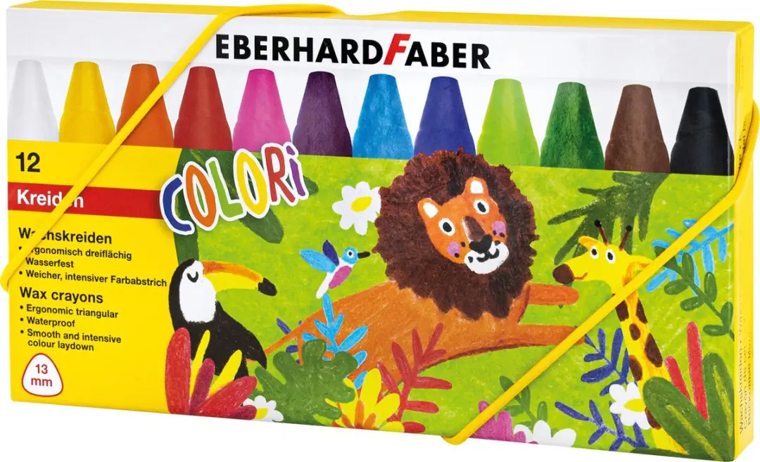 Eberhard Faber Colori WasKrijt 12 Stuks