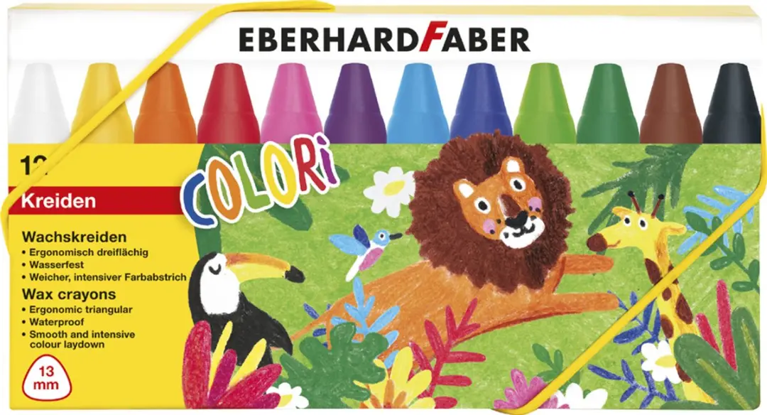 Eberhard Faber Colori WasKrijt 12 Stuks - EF-524010 - afbeelding 6 van 6