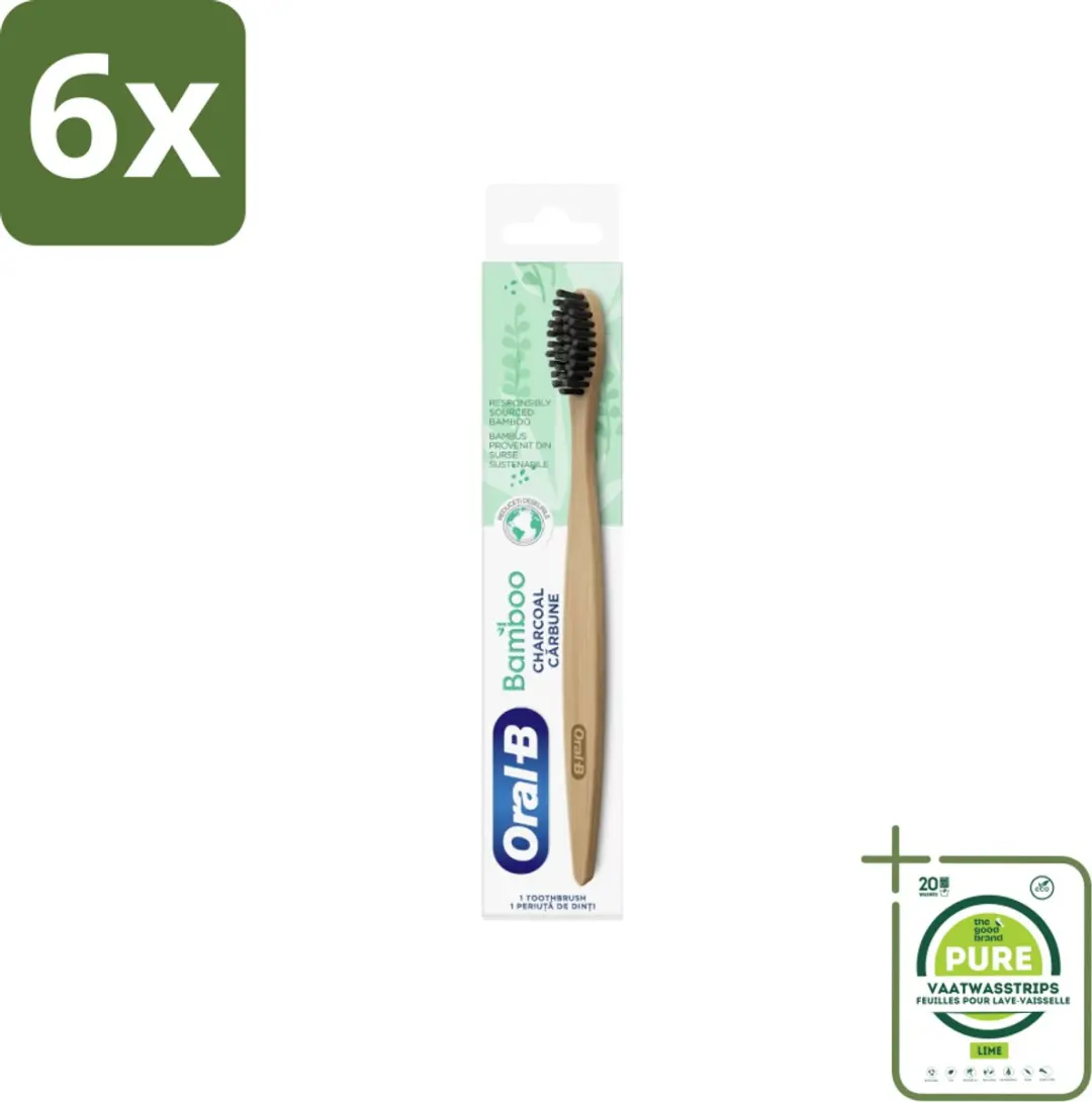 Oral-B Bamboe Tandenborstel Houtskool