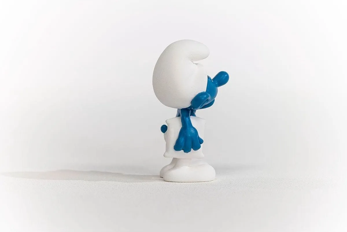 Schleich Luilaksmurf 20838 - Blauw