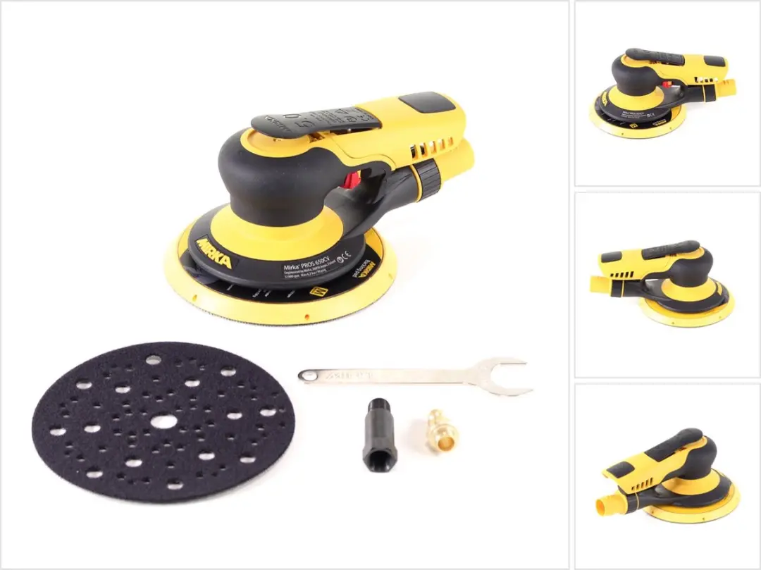 Mirka Pros 650CV Pneumatische Schuurmachine 150mm - afbeelding 6 van 6