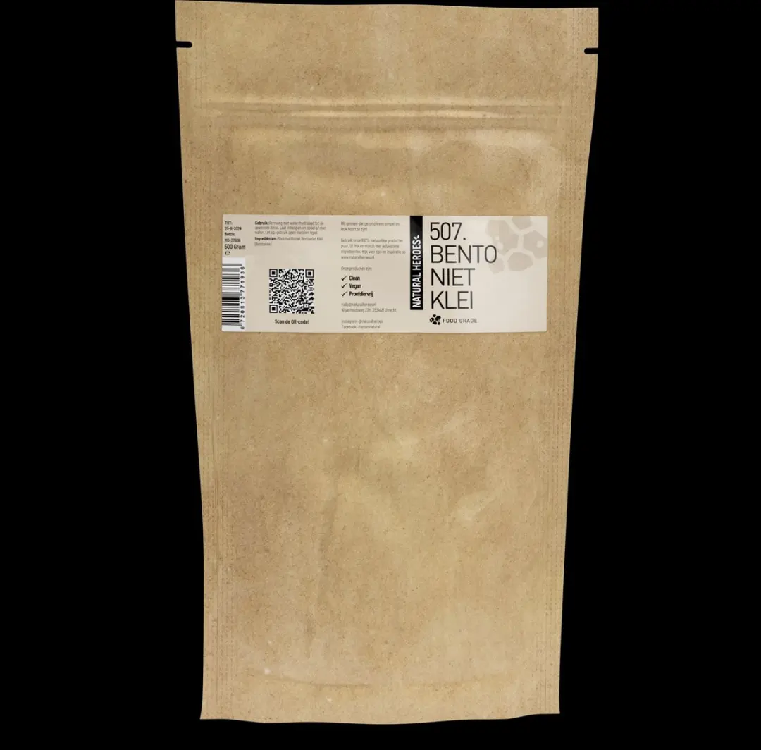 Natural Heroes Bentoniet Klei Food Grade 500g