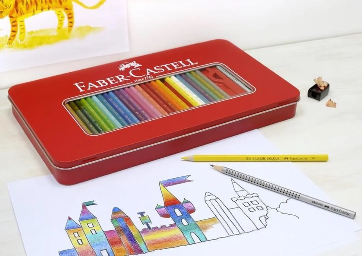 Faber-Castell Castle FC-115894 Kleurpotloden - 64 Stuks - Multicolor