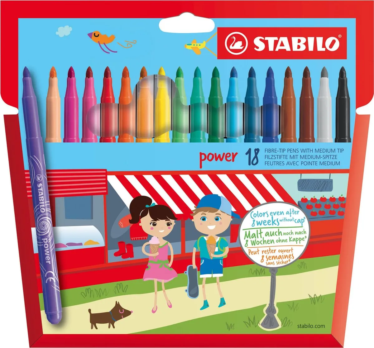 STABILO Power Viltstift