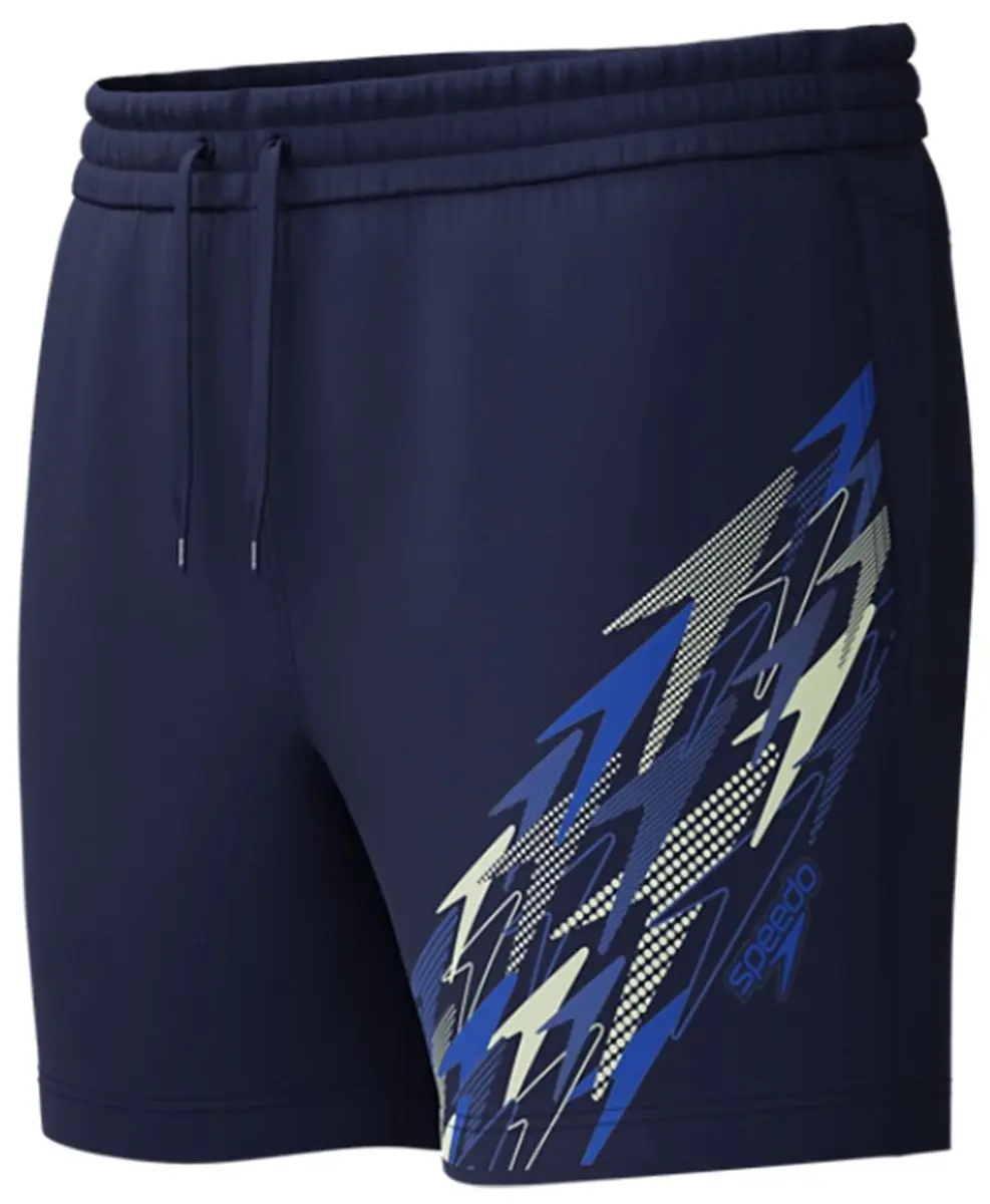 Speedo Heren Essential 16" Zwemshort Medley Logo Blauw