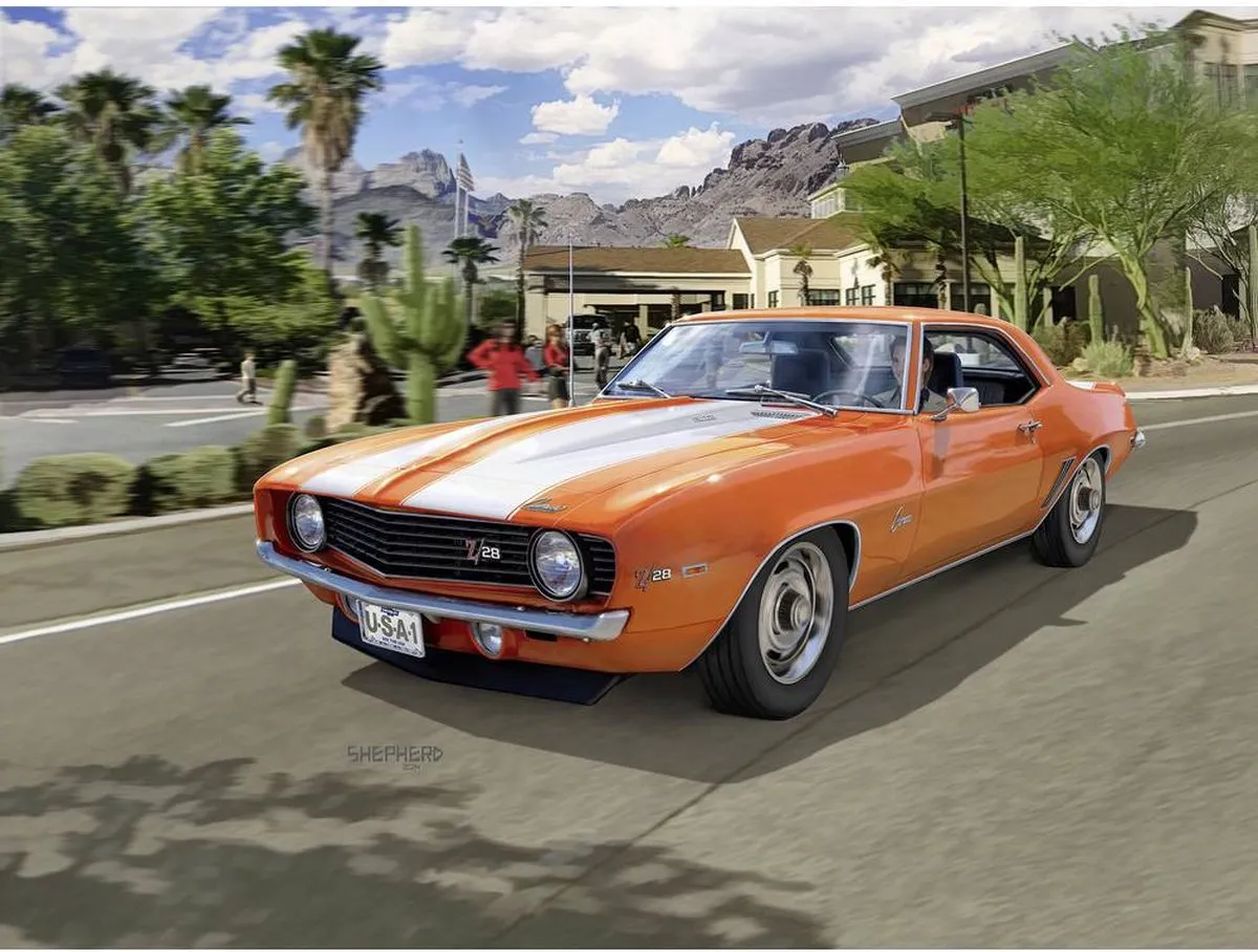 Revell 07727 '69 Chevrolet Camaro Modelbouwpakket - 1:12 - 168 Onderdelen - Multi