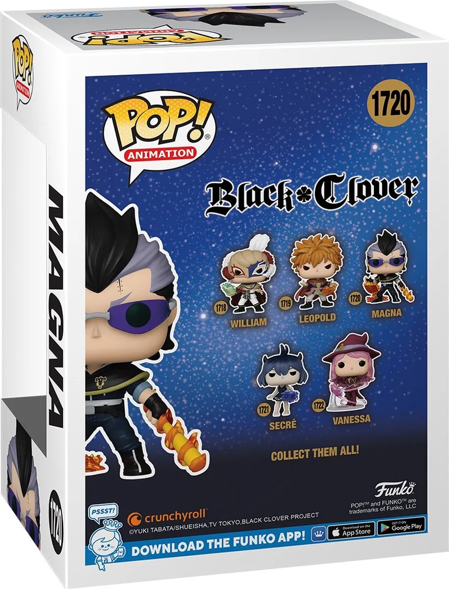 Funko Pop! Animation Black Clover Magna #1720 - Veelkleurig