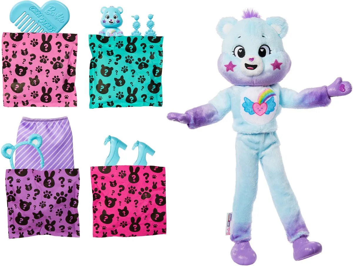 Barbie Cutie Reveal Troetelbeertje JFV61 - Licht Blauw