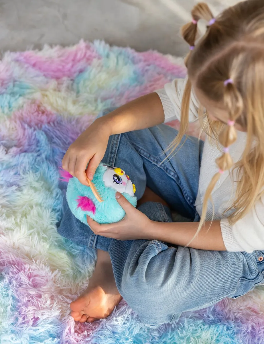 Jumbo Funtasy Family Kiss-meez Uil Interactieve Knuffel - Blauw