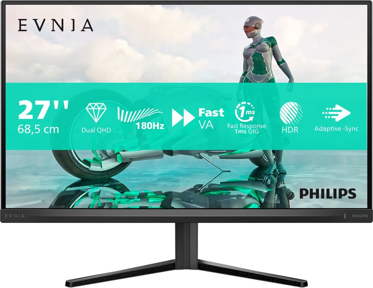 Philips Evnia 5000 27M2N3500NL QHD Monitor 180Hz - 27 inch