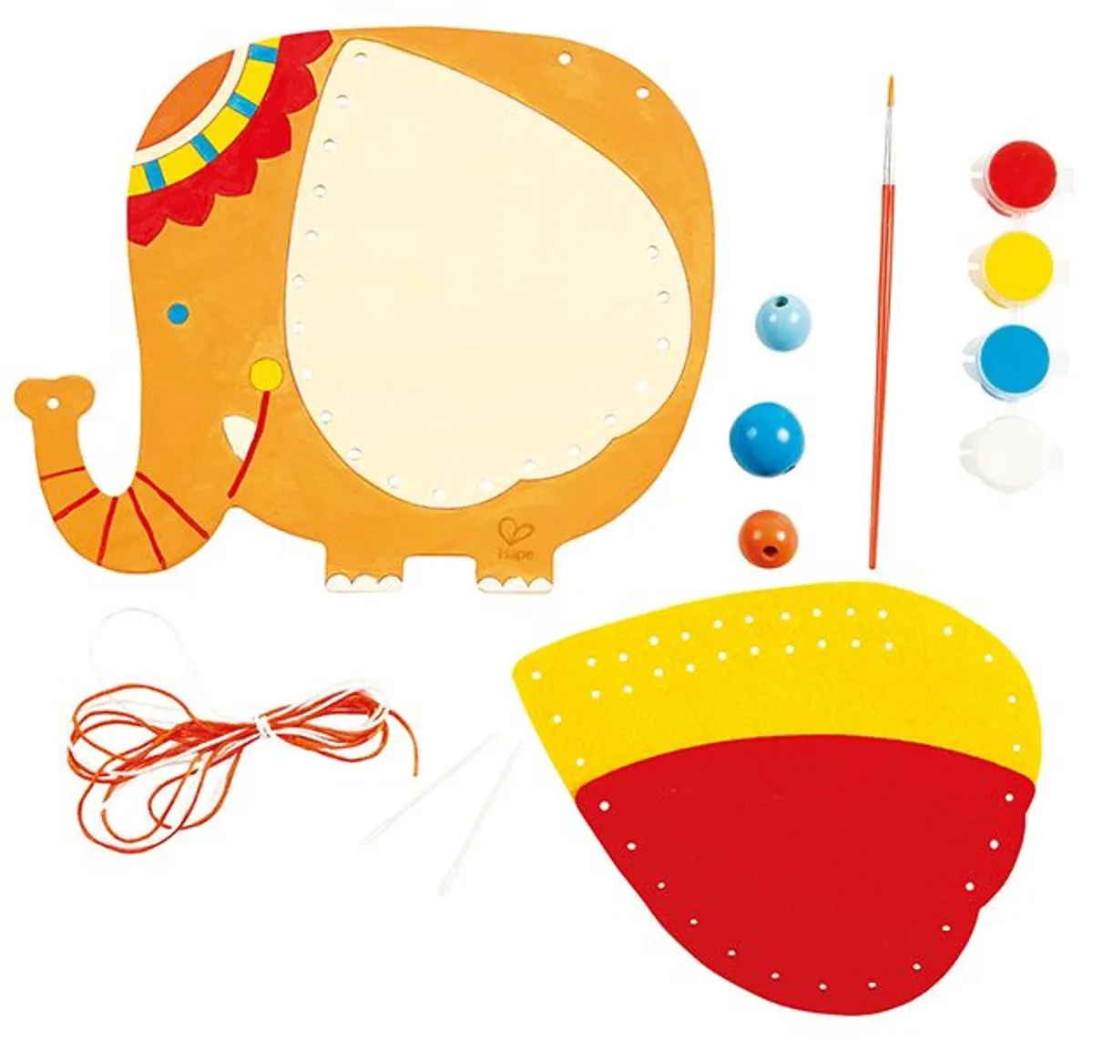 Hape Draagtas Olifant Maken - Geel