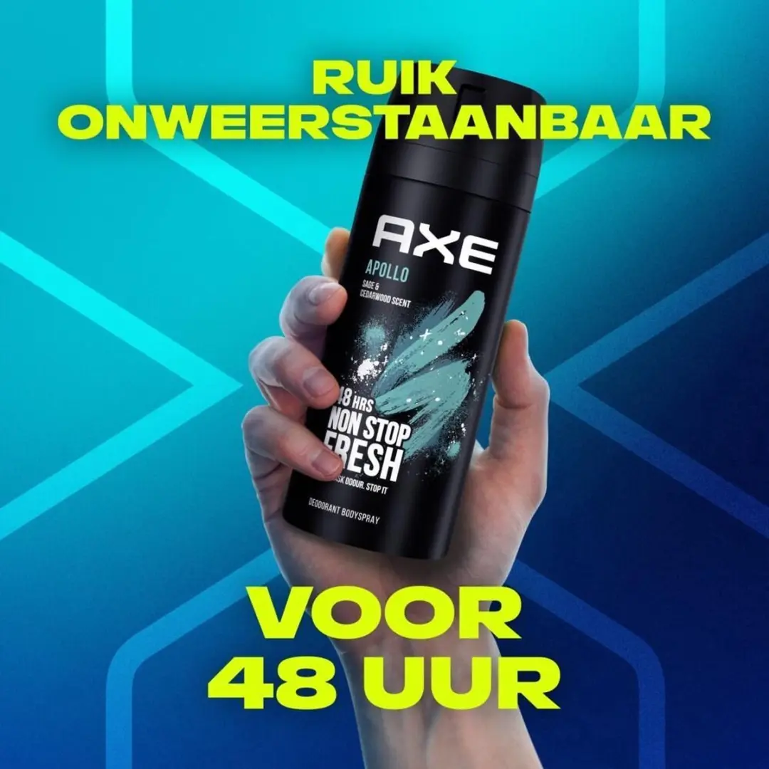 Axe Apollo Bodyspray Sage & Cedar - 24 Stuks (3600ml)