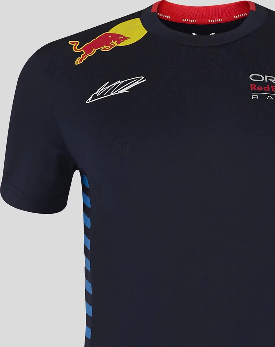 Castore Oracle Red Bull Racing Max Verstappen Dames Shirt - S - Blauw