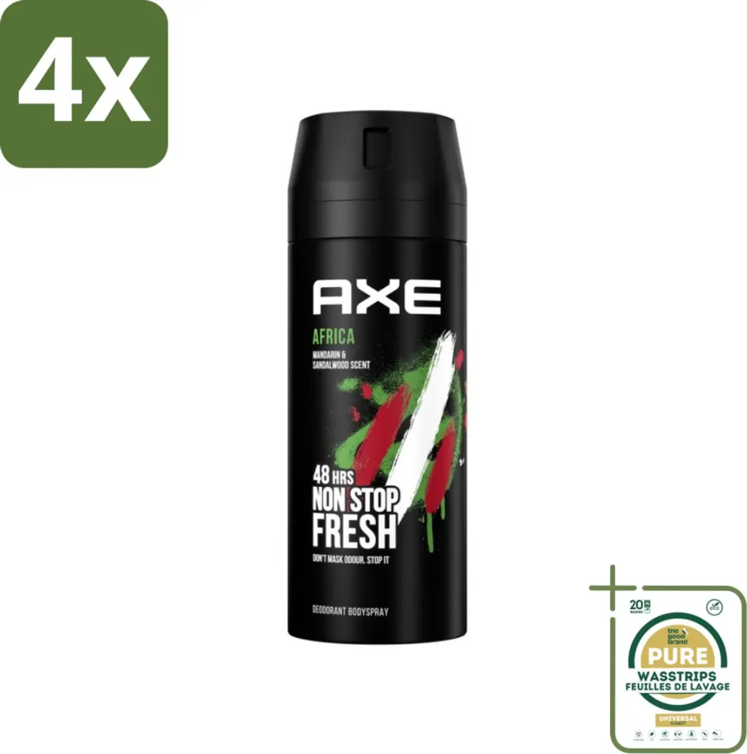 Axe Deodorant Bodyspray Africa Mandarin & Sandalwood 150ml