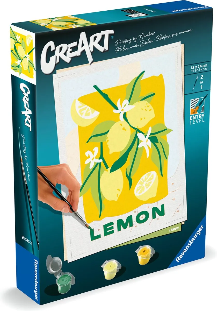 Ravensburger Schilderen op Nummer Lemon
