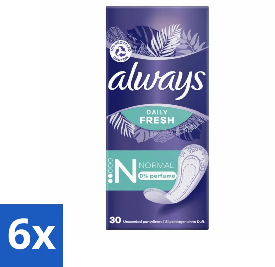 Always Daily Fresh Inlegkruisjes Normaal 180 Stuks